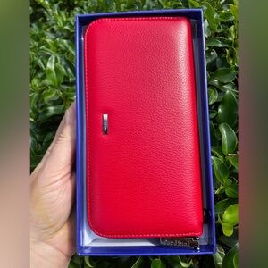 Red Leather Women’s Wallet